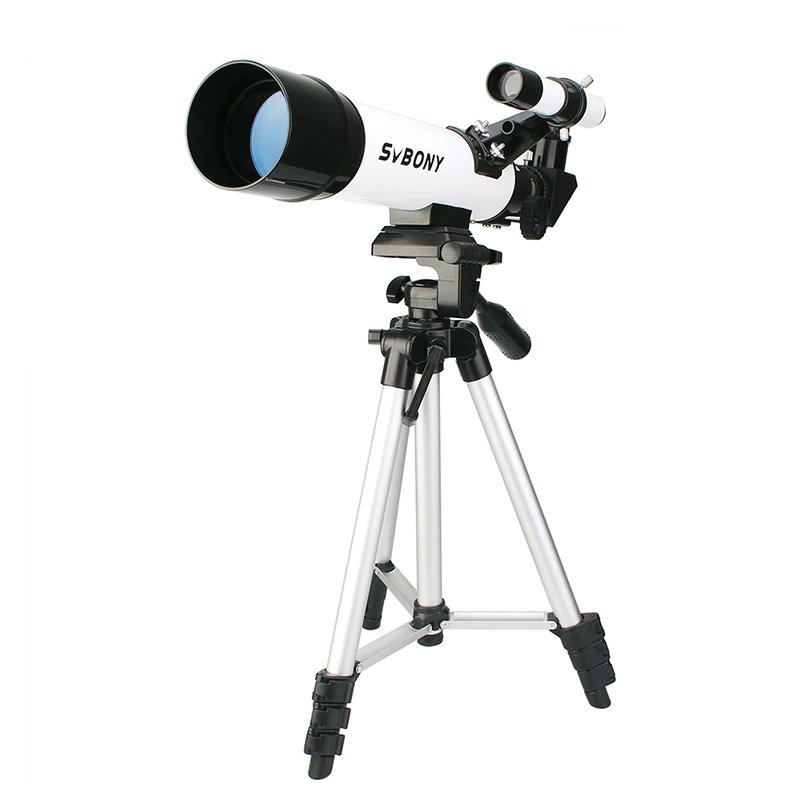 SVBONY SV25 60420 Monocular 천문 망원경 + 삼각대 + 시계 용 광학 파인더 스코프 여행 Moon Bird for Kid back to schoo