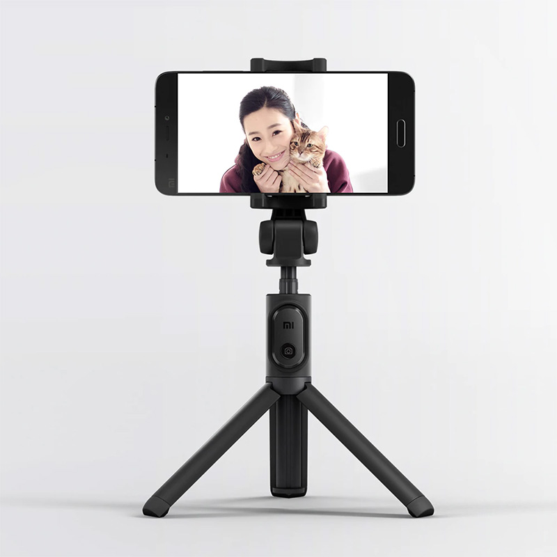샤오미-셀카봉 정품 접이식 삼각대 단일봉, 블루투스 무선 버튼 셔터 iOS 안드로이드 샤오미