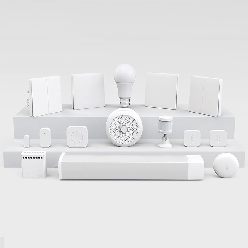 Xiaomi Aqara 스마트 홈 키트 게이트웨이 3 카메라 벽 무선 스위치 도어 윈도우 센서 Mijia APP 용 무선 릴레이 모듈