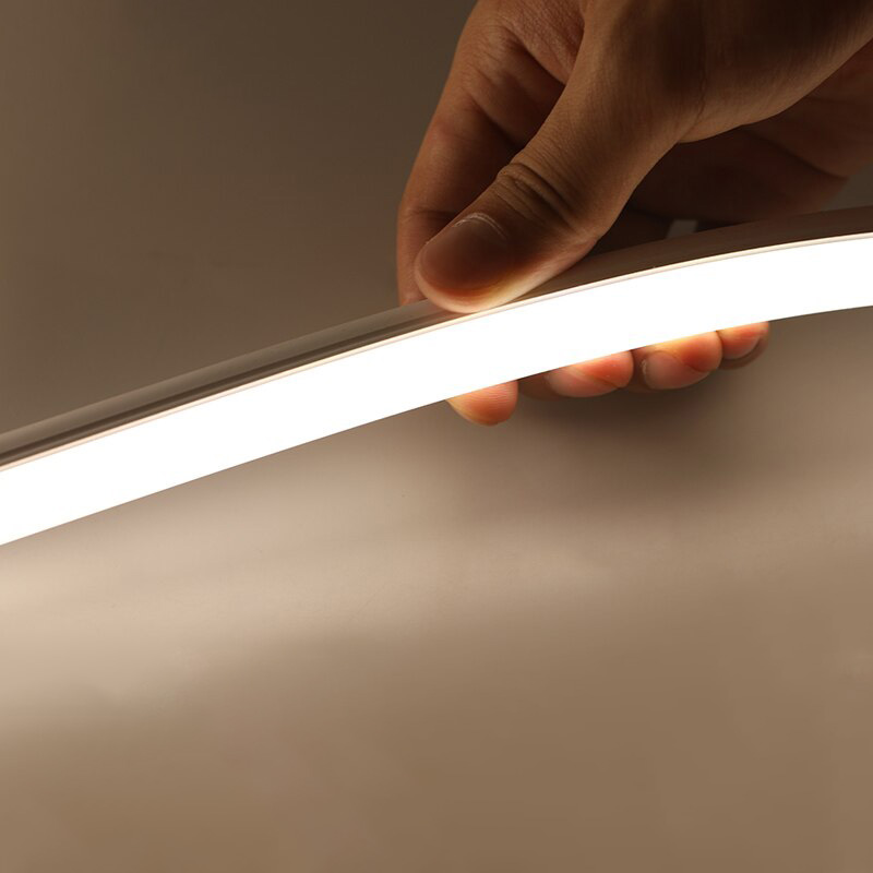 ZHINUO 유연한 LED 네온 로프 튜브 LED 라이트 스트립 실리카 젤 소프트 램프 튜브 1m - 5m IP67 방수 실리콘 라이트 밴드