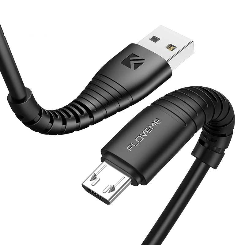 FLOVEME Micro Usb Cable 5v 2.4a Charging Data Fast Charger Cable For Samsung Xiaomi Phone Charger Cabel Microusb Cord Flat W