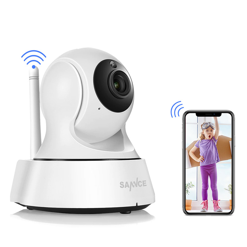 SANNCE 2K 홈 보안 IP 카메라 와이파이 무선 미니 네트워크 카메라, 감시 와이파이 3MP 나이트 비전 CCTV 카메라 베이비 모니터