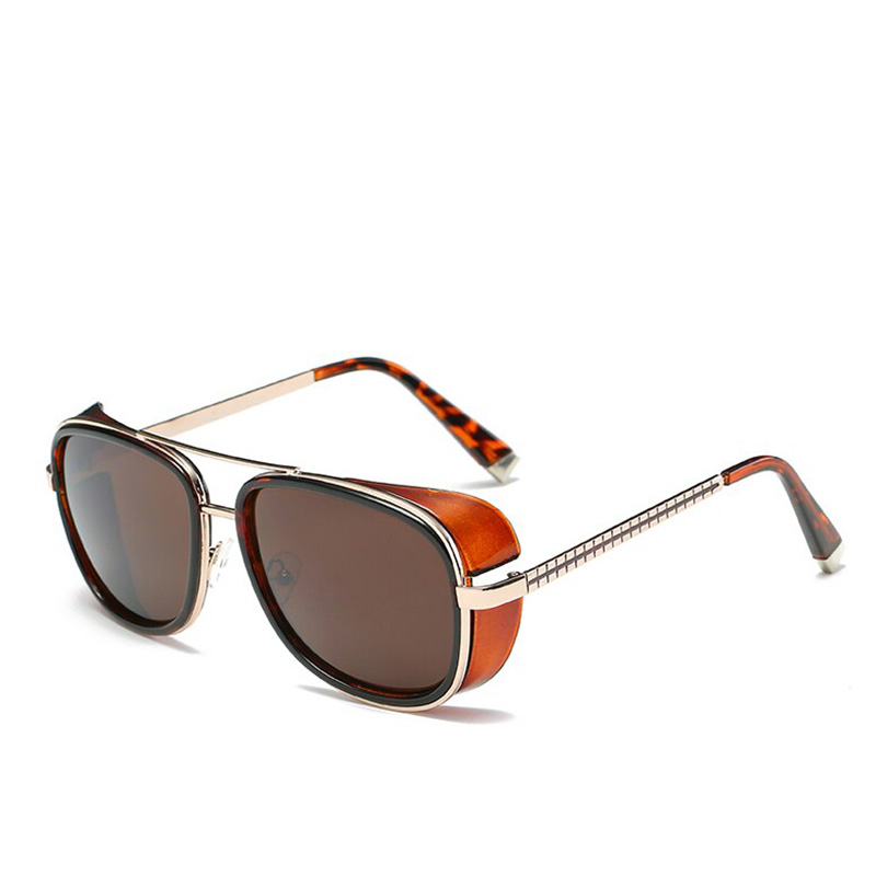 Samjune Iron Man 3 Matsuda TONY stark 선글라스 남자 Rossi 코팅 레트로 빈티지 디자이너 Sun glasses Oculos Masculino Gafas d