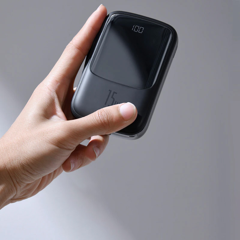 Baseus Mini 10000mAh 보조베터리 USB C PD 휴대용 충전기 소형 10000 보조베터리 iPhone 11 용 외장 배터리 Xiaomi Mi Samsung