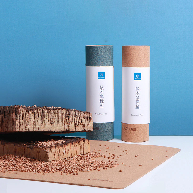 Hagibis 마우스 패드 대형 천연 코르크 데스크 패드 게임 Mousepad 안티-슬립 방수 데스크 매트 수호자 키보드 패드 PC 노트북