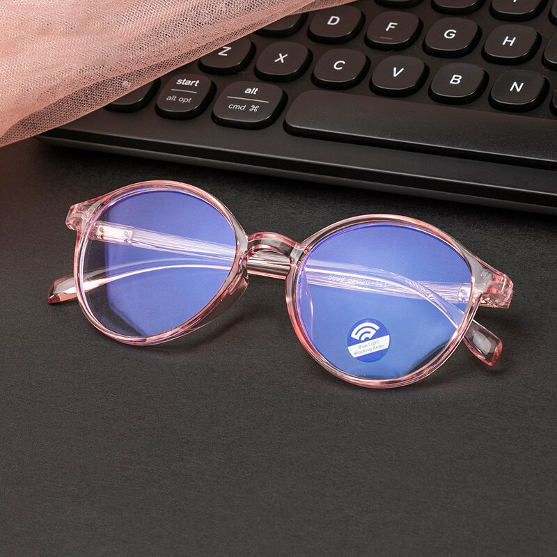 신제품 블루레이 방지 안경, 블루 라이트 차단 안경, 광학 눈 안경, UV 차단, 게임 필터, 라운드 안경, 2021