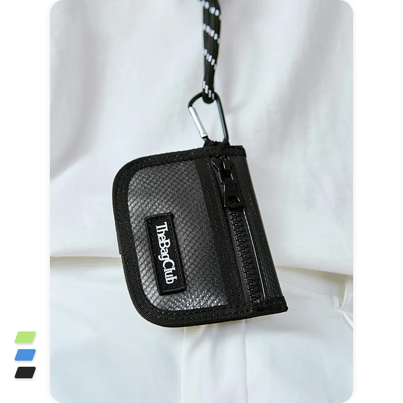 INFLATION-남성용 미니 카드 가방, 유니섹스 동전 지갑 지퍼 키 지갑 남성 스트리트웨어 아웃도어 미니 허리 가방 427AI2020