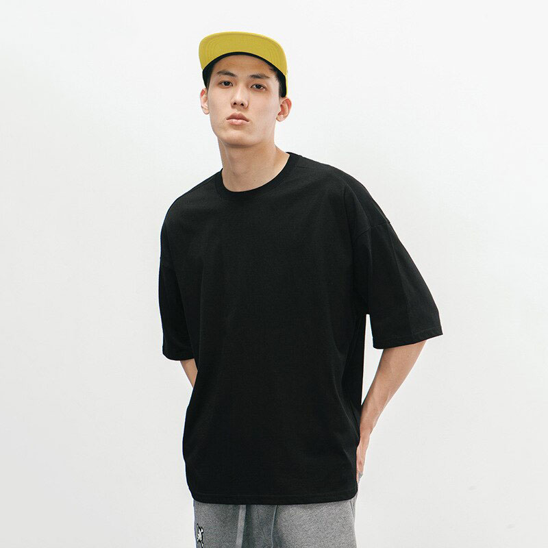 오버사이즈 컬러 플레인 티