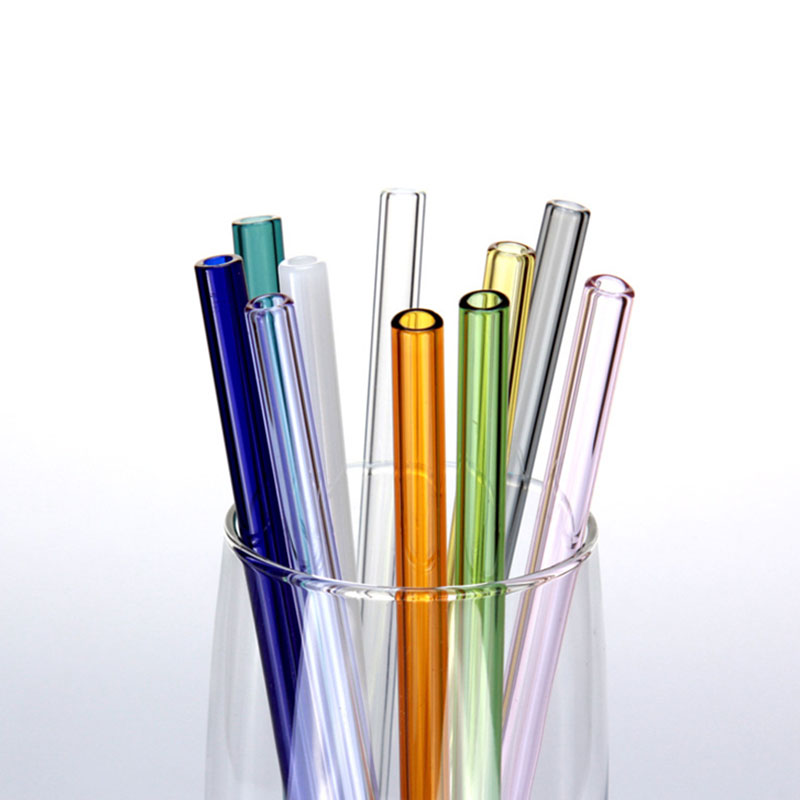 Special Fine Curved Glass Straws