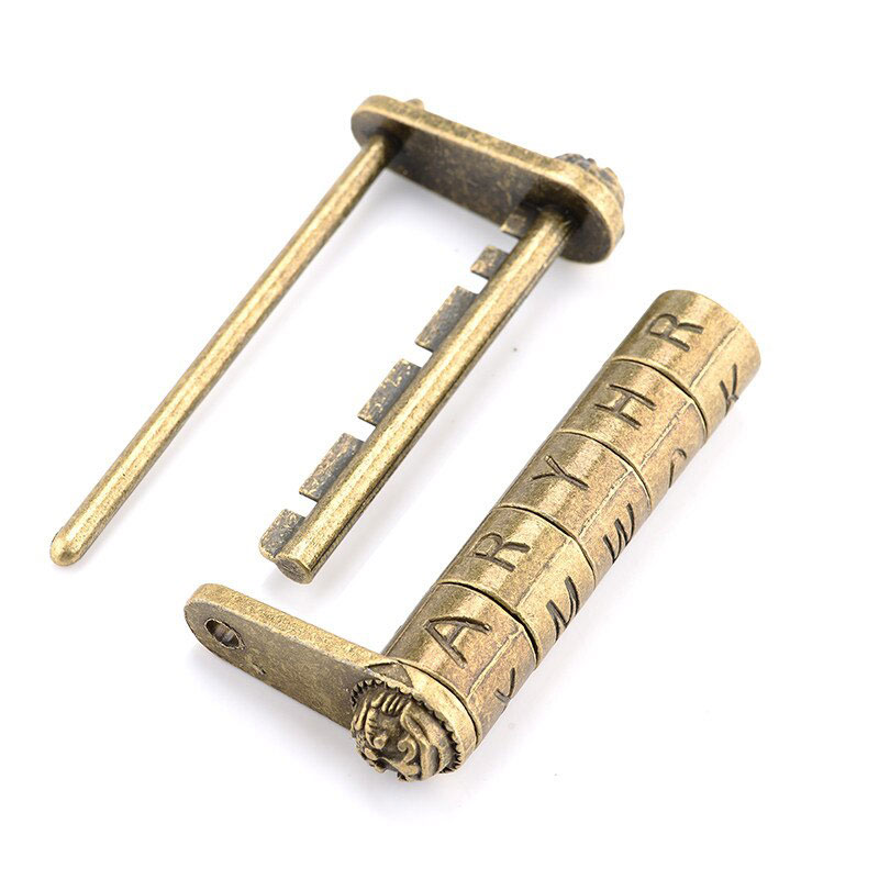 Antique Bronze Retro Combination Lock
