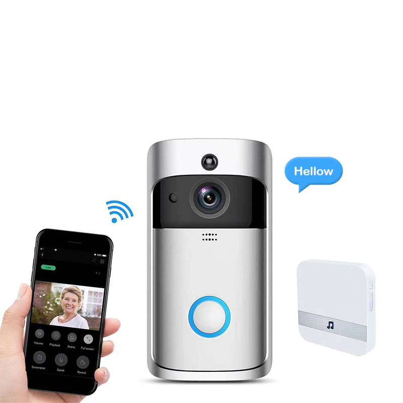  Smart Wireless Wifi Video Doorbell Intercom 