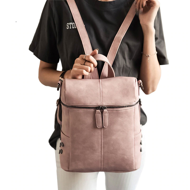 Simple Style Backpack