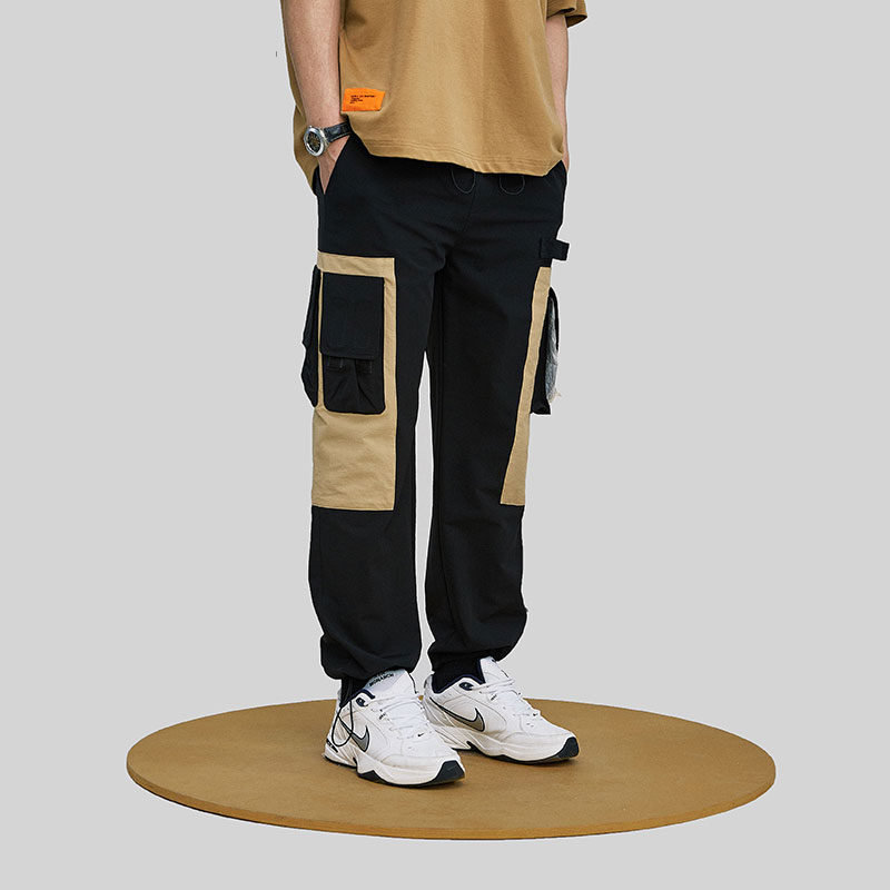 SODA WATER  Fashion Hip Hop Cargo Pants Streetwear Men Sweatpant Harem Pant Multi Pocket Casual Trousers For Men 81162W