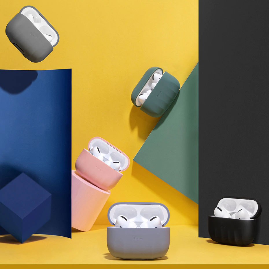 Baseus Non-slip Case For Airpods Pro Case Silicone Wireless Bluetooth Earphone Case For Apple Airpods 3 pro Case Cover