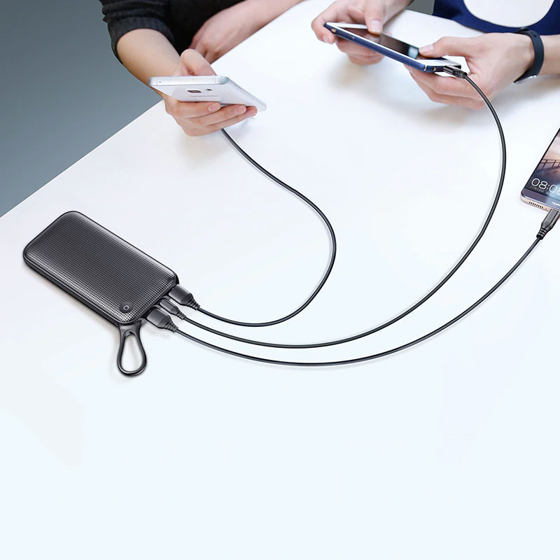 Baseus 20000mAh Power Bank Quick Charge 3.0 USB External Battery Powerbank 18W QC 3.0 PD Fast Chagring Poverbank For Phone