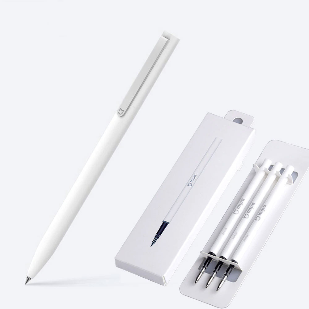Original Xiaomi Mijia Sign Pens 9.5mm Signing Pens PREMEC Smooth Switzerland Refill MiKuni Japan Ink add Mijia Pens Black Refill