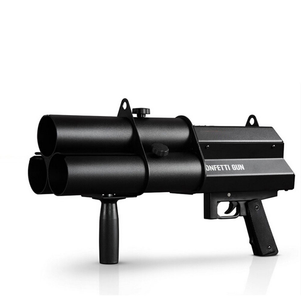 3 Heads Confetti Gun / FX Confetti Gun For Celebrations,Weddings,Openings Professional DJ Confetti Gun Stage Effect Machine