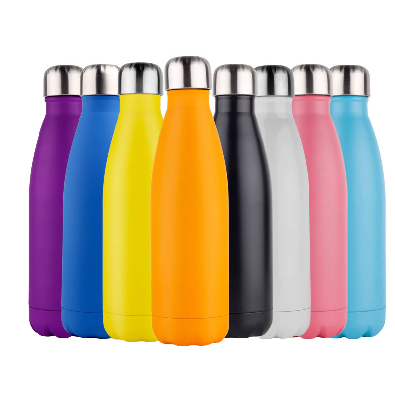 NOCCOL 500ml Candy Color Vacuum Water Bottle Thermos High Quality Sports Stainless Steel Travel Coffee Mug Best Insulated Flasks