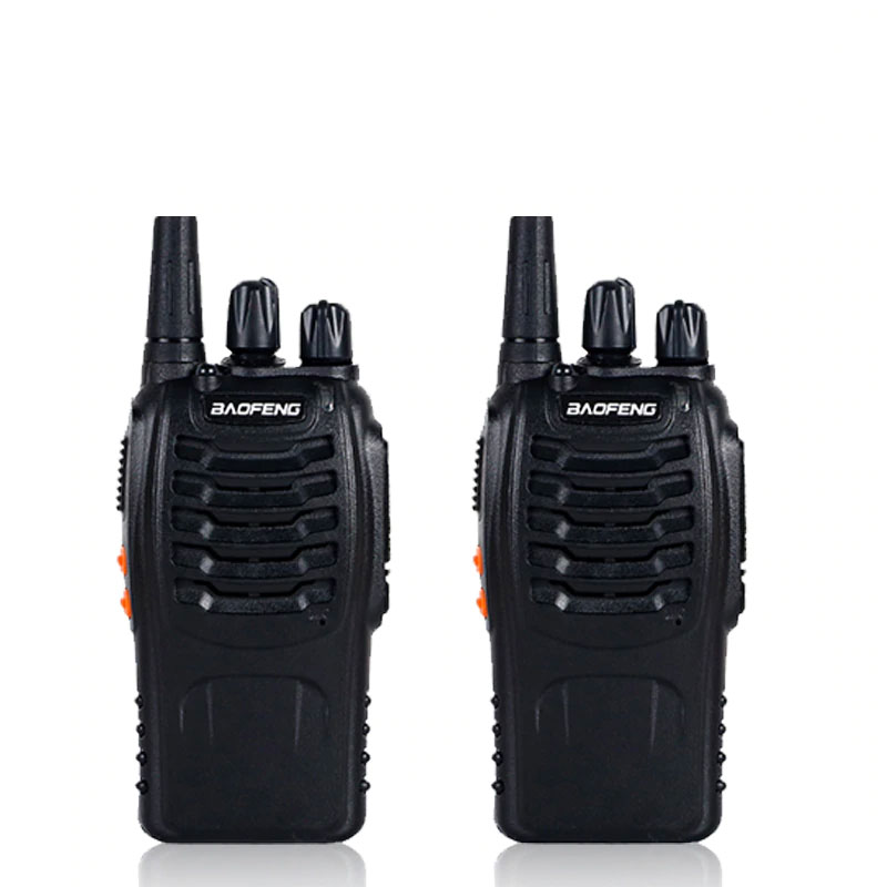 2 PCS Baofeng BF-888S Walkie Talkie 5W Handheld bf 888s UHF 16CH Comunicador Transmitter Transceiver 2 way radio outdoor