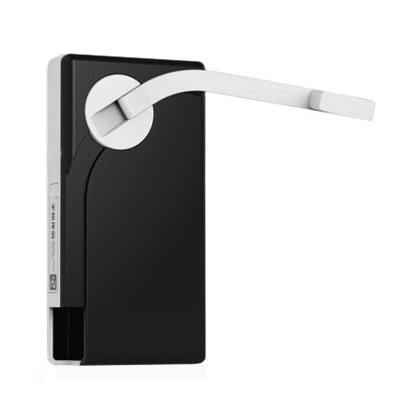 USB Phone Charger Hand Crank Generator Recharger Dynamo 2200mAh Power Bank With LED Flashlight