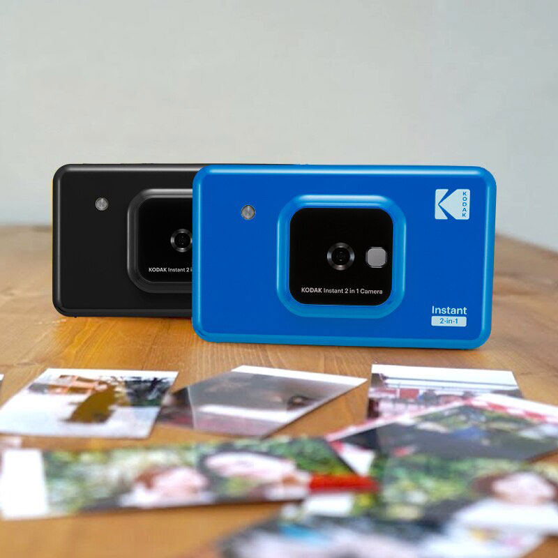 NEW KODAK Mini Shot 2 In 1 Wireless Instant Digital Camera Social Media Portable Photo Printer LCD Display Color Prints