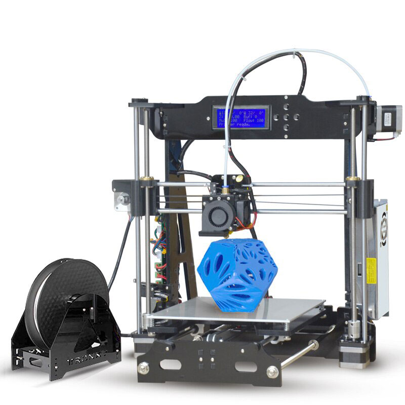 Newest Upgraded Quality TRONXY P802E High Precision 3D Printer size 220*220*210 8G SD card&Reader as gift