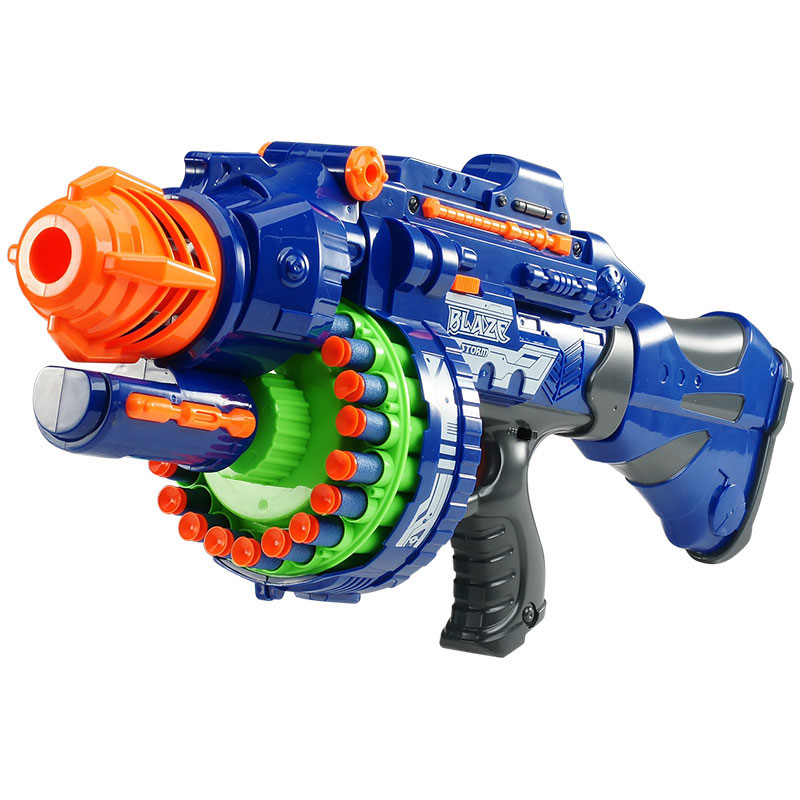 Electric Toy Gun 20 Bursts For Boys Of Soft Elastic Plastic Bullets To Fight 20 Bursts Of Sniper Field Outdoor Toys For Children