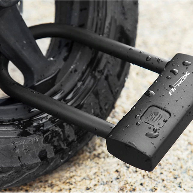 Xiaomi AreoX U8 Smart Fingerprint U-lock Anti-theft Bicycle Motorcycle Lock USB Fingerprint Lock for bicycle himo lock