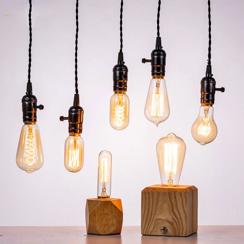 1pc Retro lamp E27/E14 Edison bulb 110V/220V Incandescent bulb for home/Living Room decoration vintage lamp Filament 40W Ampoule