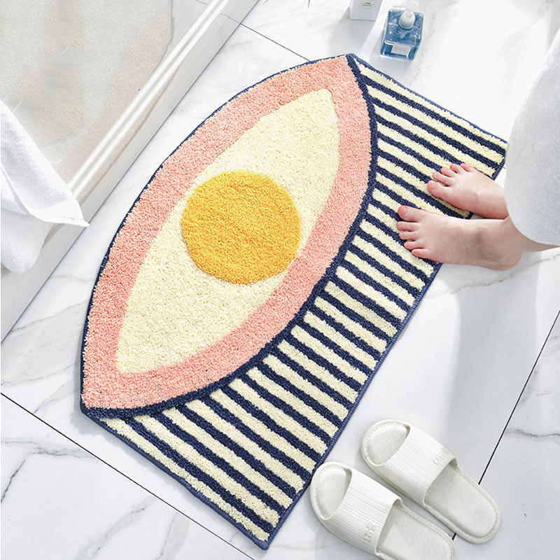 New Nordic Bath Mat Bathroom Carpet Non Slip Entrance Floor Mat Doormat Kitchen Absorption Rugs Tapete Para Sala Home Decoration