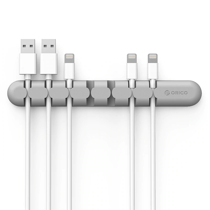 ORICO Cable Management Earphone Cable Organizer Wire Storage Silicon Charger Cable Holder Clips for MP3 ,MP4 ,Mouse,Earphone