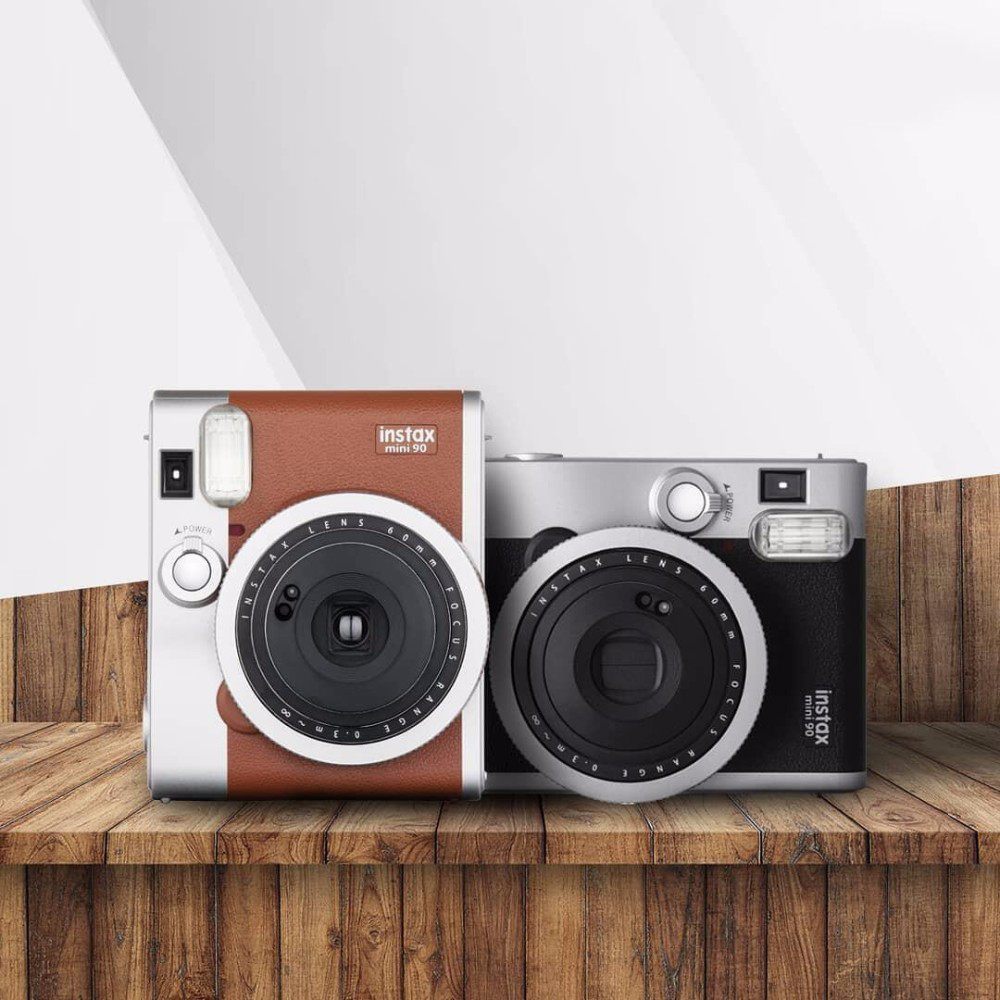 Fujifilm Genuine Instax Mini 90 films camera Hot Sale  new instant photo  2 Colours black brown