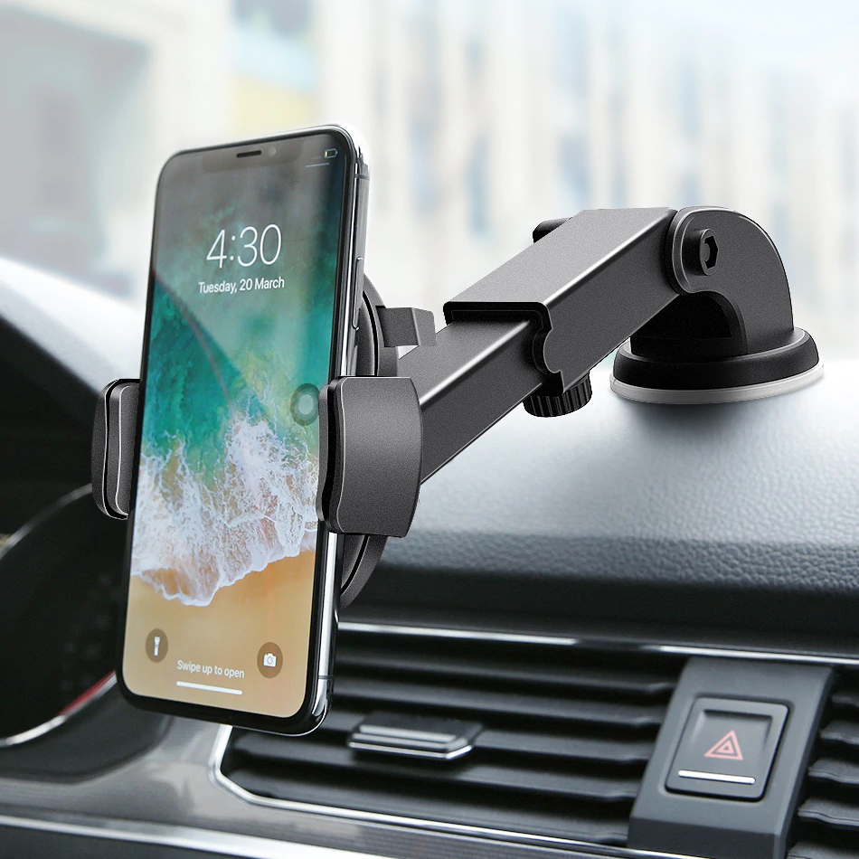 RAXFLY Luxury Car Phone Holder For iPhone 11 pro max  Windshield Car Mount Phone Stand Car Holder For Samsung s10 Telefon Tutucu