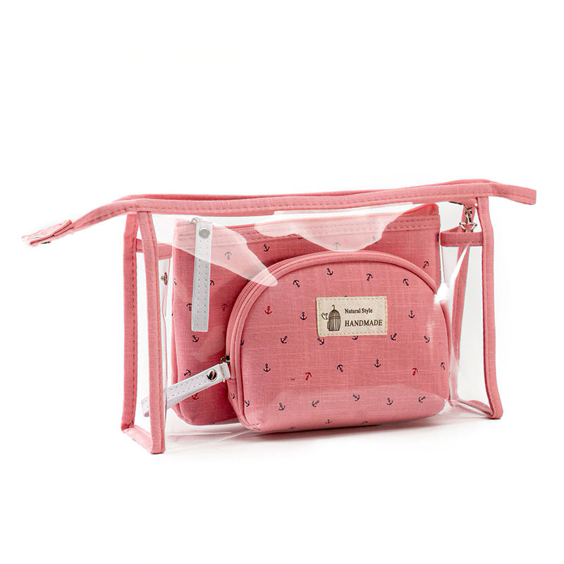 Miyahouse Cosmetic Bags Fashion Storage Organizer BagsPortable Make Up Bag Women PVC Pouch Travel Toiletry Bag Cute Women Bags