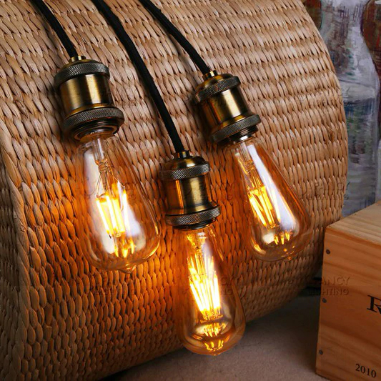 Led lamp ST64 Golden Dimmable Led Edison light bulb E27 110V bombillas led for home/living room/bedroom decor 4W/8W lampara led