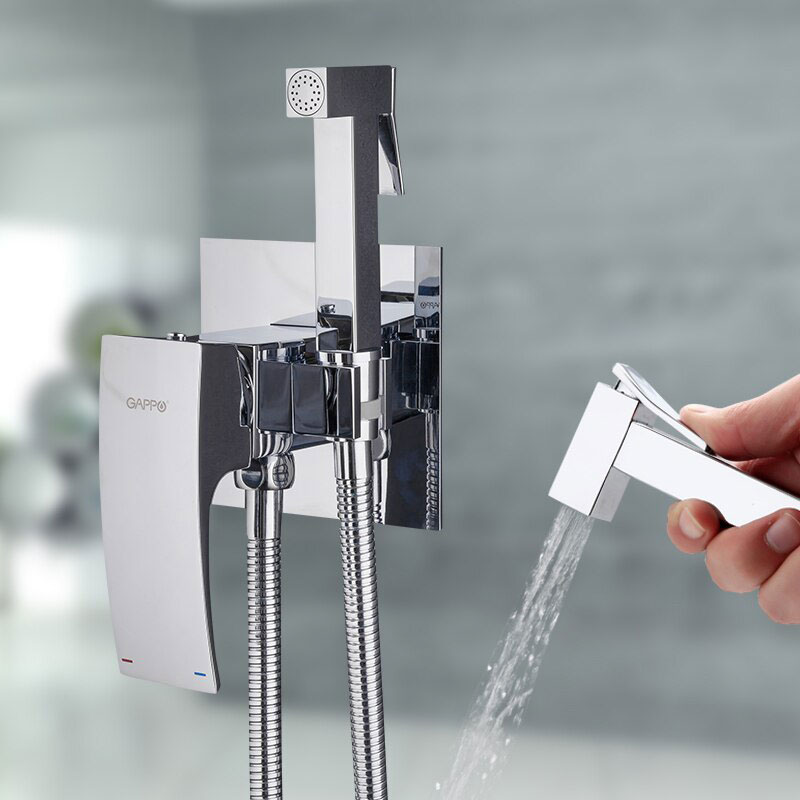 GAPPO Bidets brass toilet sprayer faucet chrome plating faucet bidet bathroom bidet shower toilet water spray anal shower