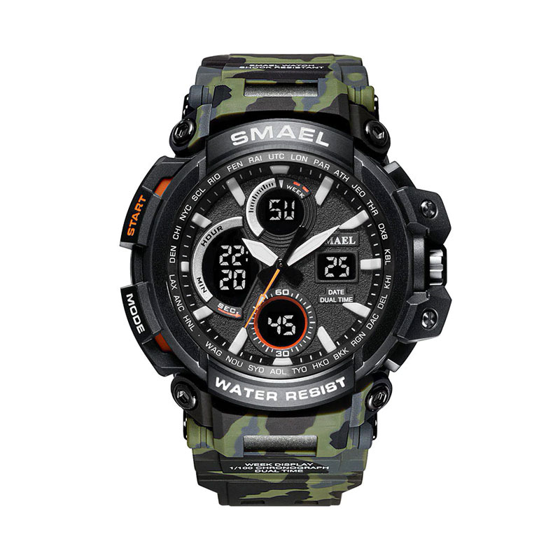 SMAEL Sport Watches Men Watch Waterproof LED Digital Watch