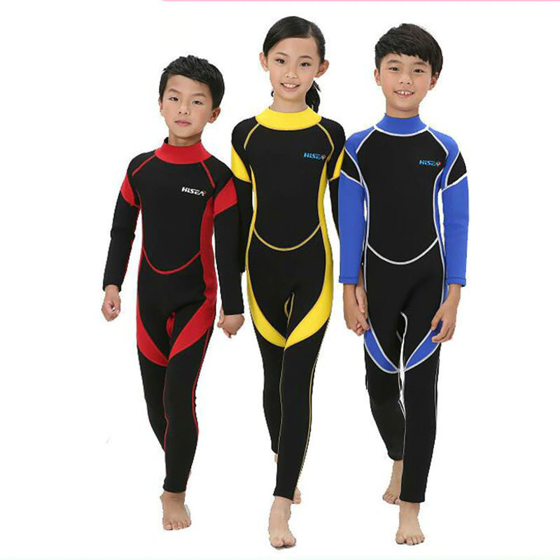 2.5MM Neoprene Wetsuits Kids Swimwears Diving Suits