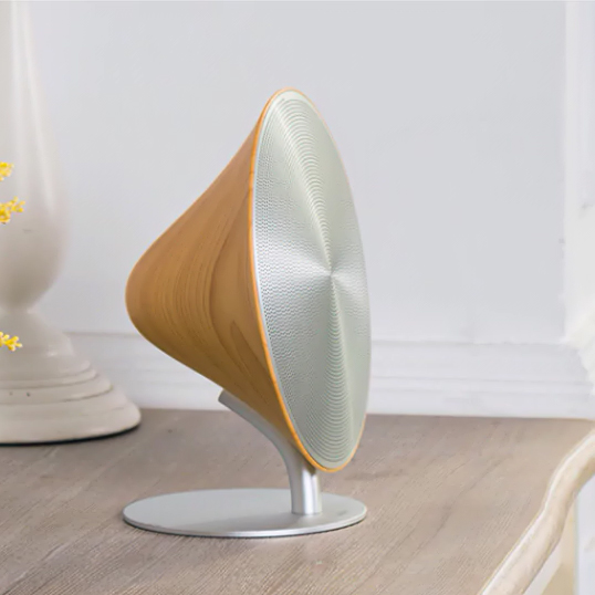 Remax Bluetooth 4.2 Hifi Audio Desktop Stereo Wireless Bluetooth Speaker NFC Bluetooth Speaker Contact Button Design Built-In Au