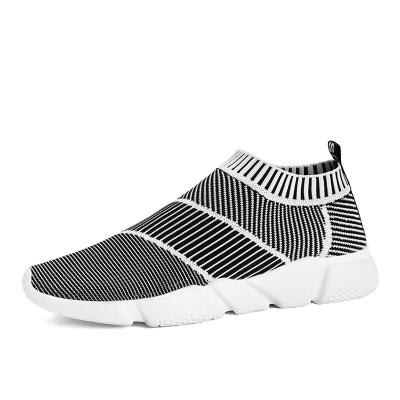 SUROM Brand Summer Men Socks Sneaker Breathable Mesh Male Casual Shoes Slip on Sock Shoes Loafers Boys Super Light Sock Trainers