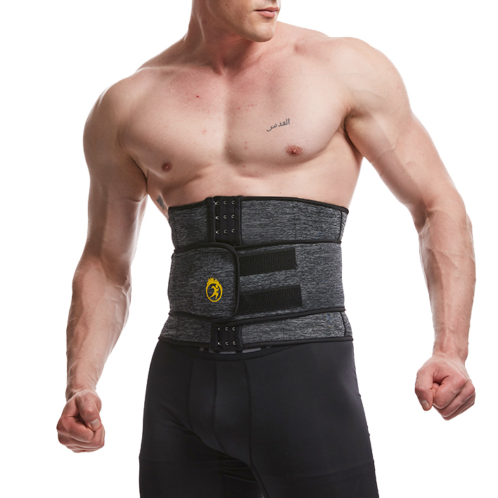 LANFEI Mens Thermo Neoprene Body Shaper Waist Trainer Belts Slimming Corset Waist Support Sweat Underwear Strap Modeling Shapers