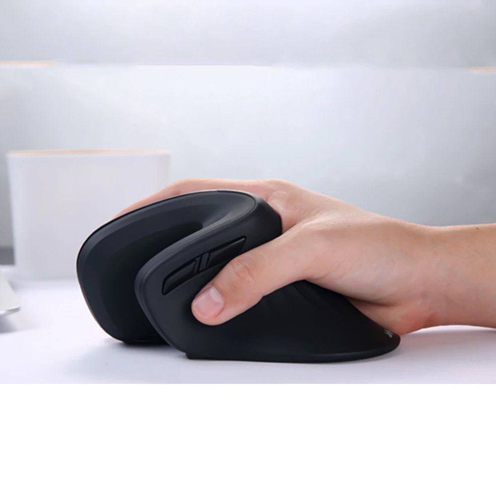 DAREU Magic Ergonomic Vertical Wireless Mouse Bluetooth 4.0+2.4Ghz Dual mode skin Gaming Mice with 3D scroll wheel For Computer