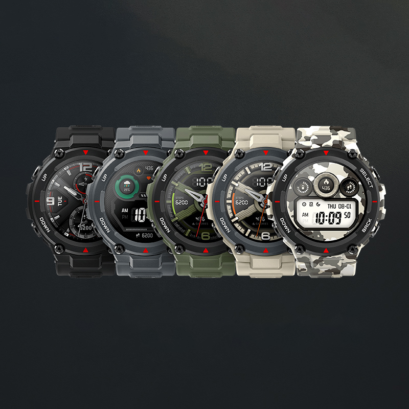 Amazfit T-REX smartwatch (smart watch, outside sport, 5ATM,smart watch xiaomi,GPS,bluetooth,android IOS)[Global version]