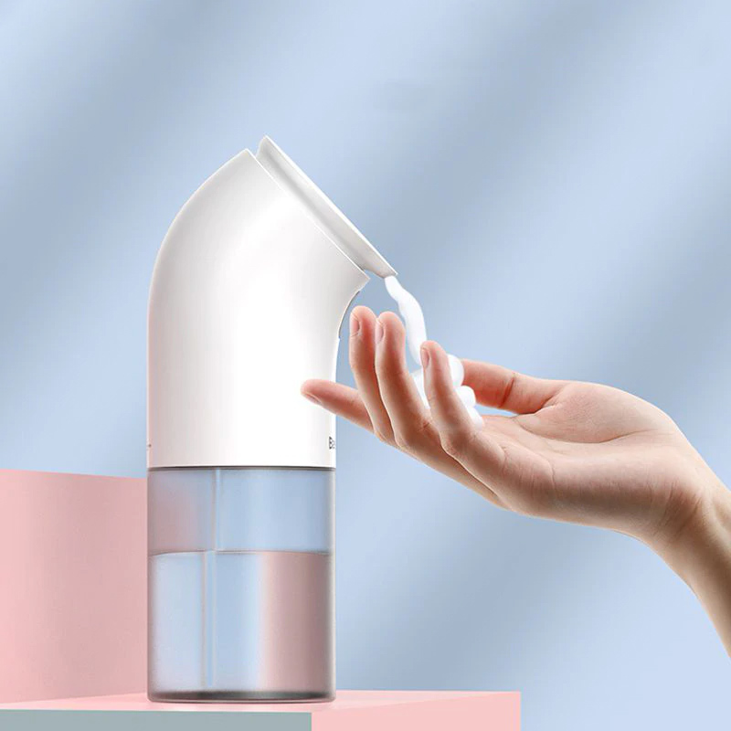 Baseus Intelligent Automatic Liquid Soap Dispenser Induction Foaming Hand Washing Device for Kitchen Bathroom (Without Liquid)