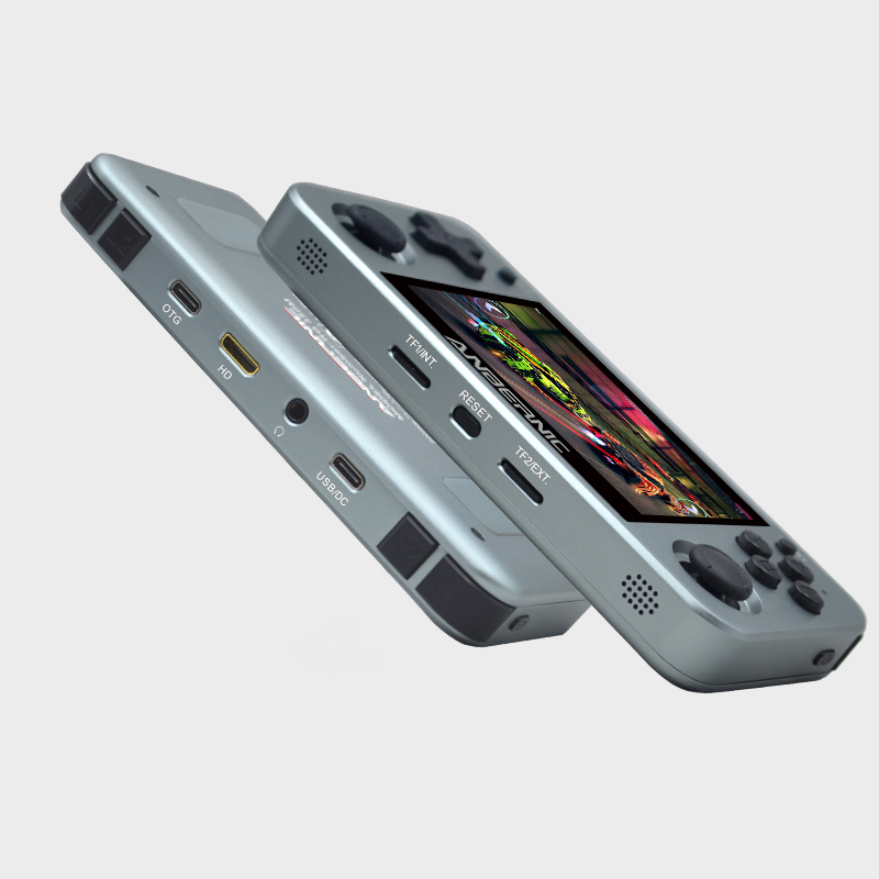 ANBERNIC RG350M Retro Games Aluminum Alloy IPS Screen PS1 gift Video Games console Emulators Handheld Game Player RG351 HDMI TV
