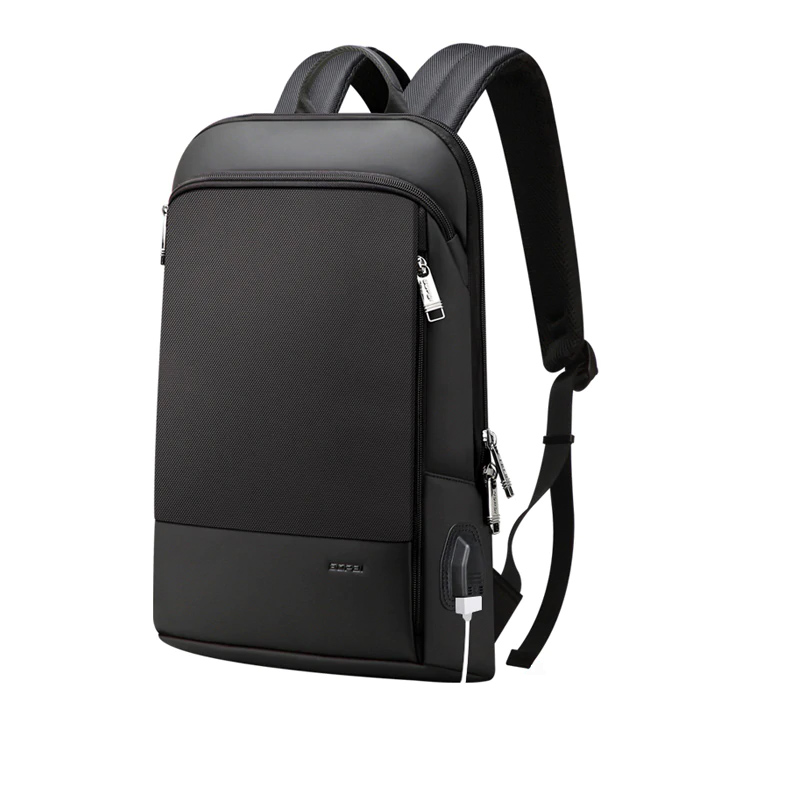 BOPAI Updated Version Super Slim Laptop Backpack USB Charging Port Men Anti Theft Backpack Waterproof College Backpack