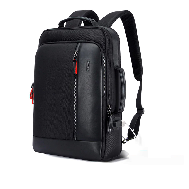 BOPAI Anti theft Enlarge Backpack USB External Charge 15.6 Inch Laptop Backpack Men Waterproof School Backpack bags for Teenager
