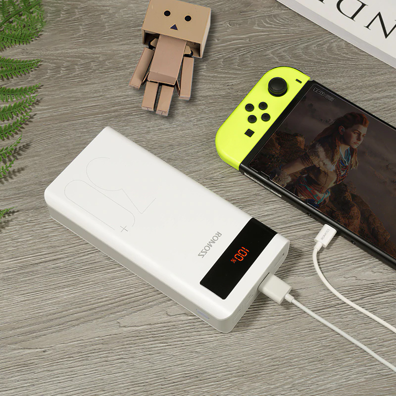 ROMOSS 30000mAh Power Bank PD Quick Charge Powerbank PD 3.0 Fast Charging Portable Exterbal Battery Chargerfor iPhone for Xiaomi