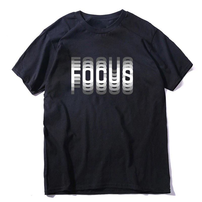 COOLMIND 100% cotton summer loose focus print men T shirt casual loose o-neck men tshirt short sleeve t-shirt male tee shirts