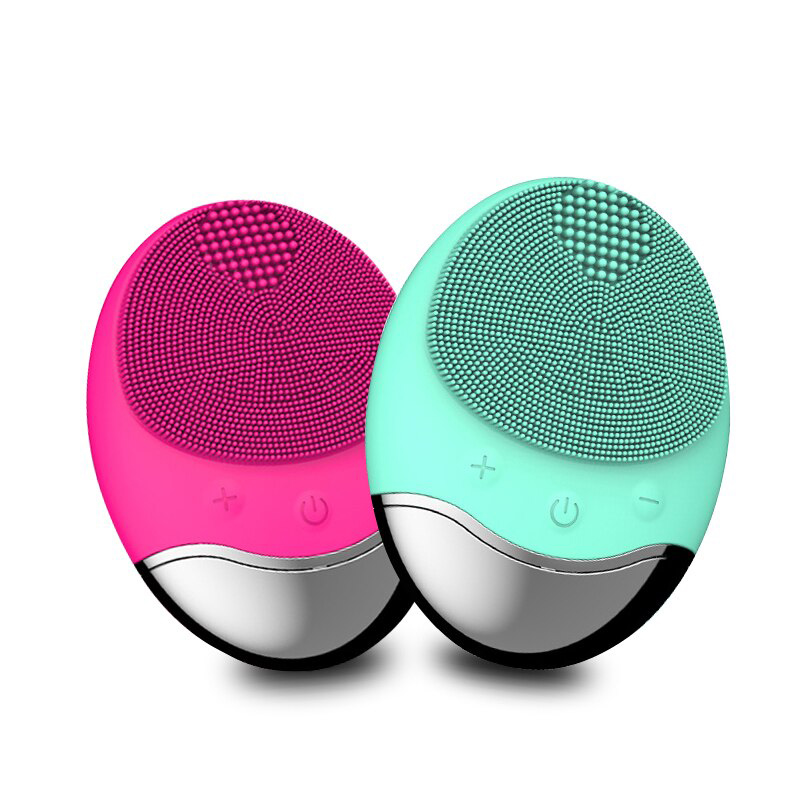 TINTON LIFE USB Base Charge Deep Cleaning Face Electric Face Cleanser remove Make-up Residue Dry And Wet Face Cleaning Brush